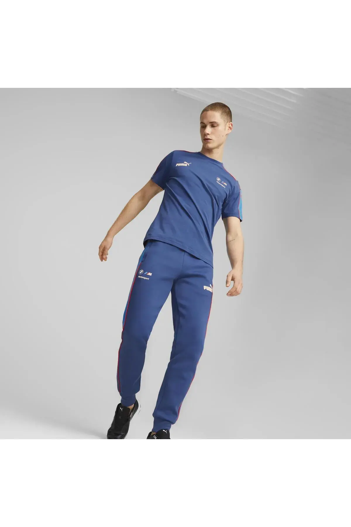 Puma BMW MMS MT7 Tee Mavi Erkek T-Shirt