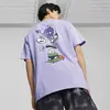 PUMA X 8ENJAMIN Graphic Tee Mor Erkek T-Shirt