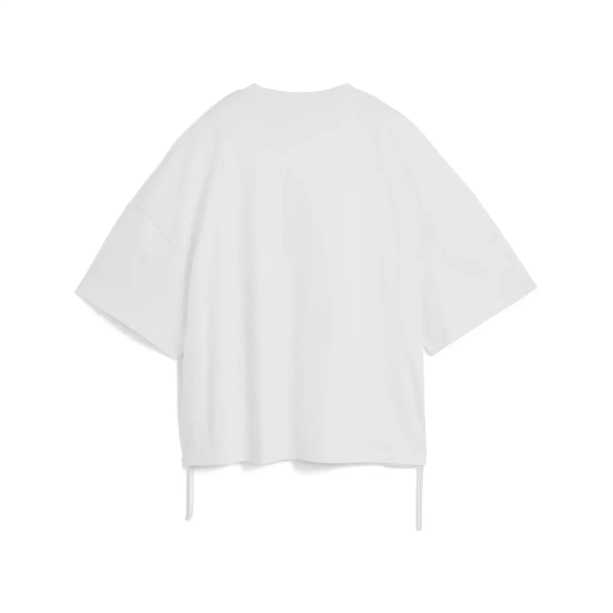 Puma DARE TO Oversized Ruched Tee Beyaz Kadın T-Shirt