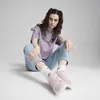 Puma HER Graphic Tee Mor Kadın T-Shirt