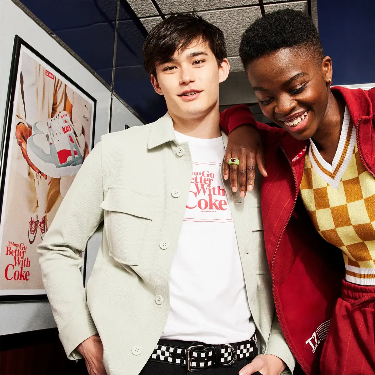 PUMA X COCA COLA Graphic Tee Beyaz Erkek T-Shirt