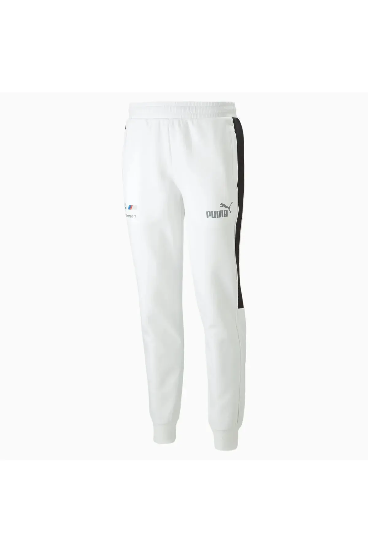 Puma BMW MMS MT7 Track Pants Erkek Beyaz Eşofman Altı
