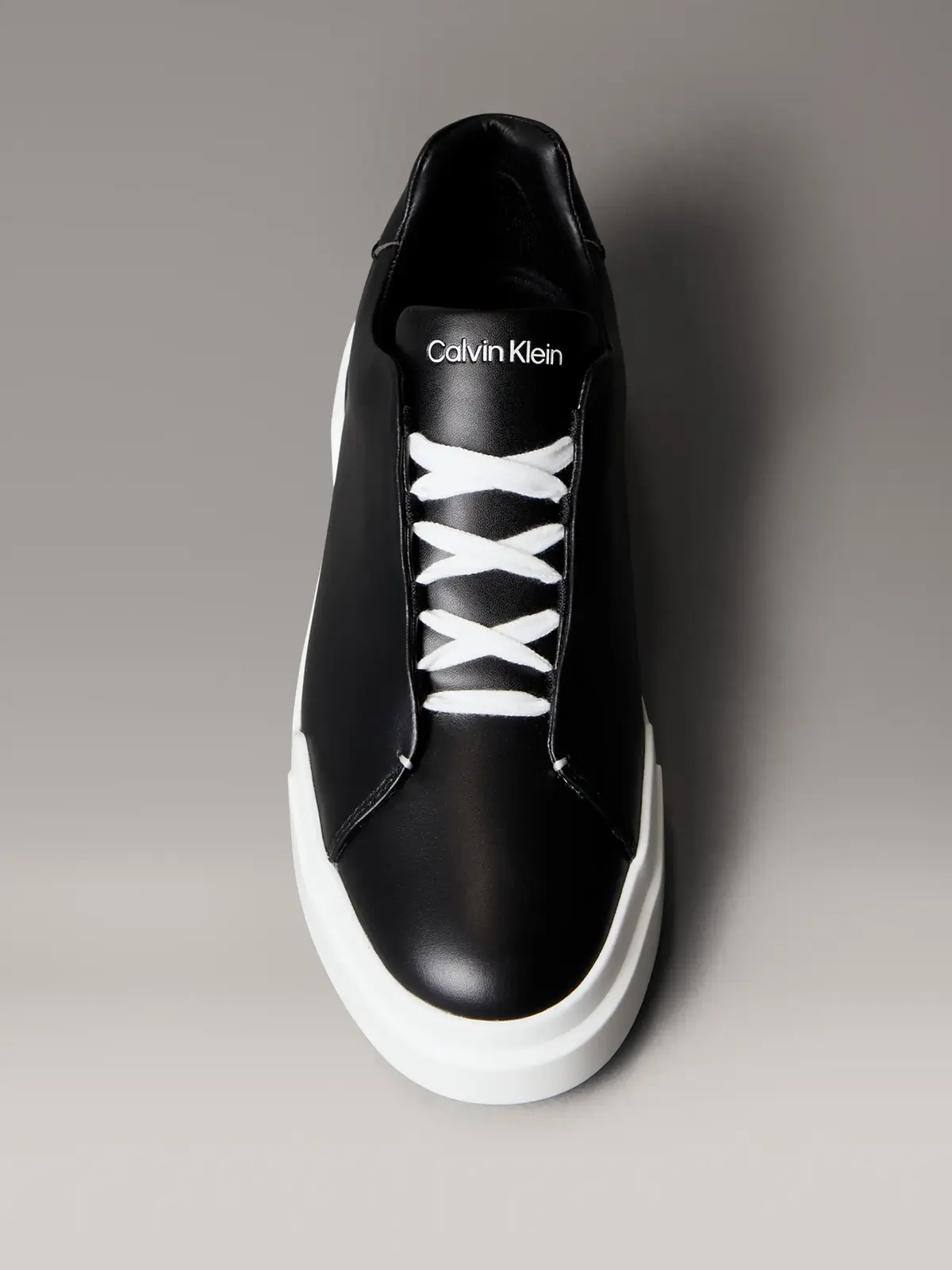 Calvin Klein CHUNKY CUPSOLE HIDE, 0GM Siyah Erkek Spor Ayakkabı
