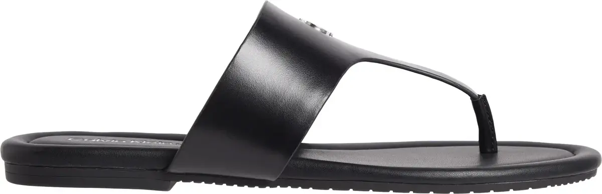 Calvin Klein FLAT SANDAL TOEPOST, 0GJ Siyah Kadın Terlik