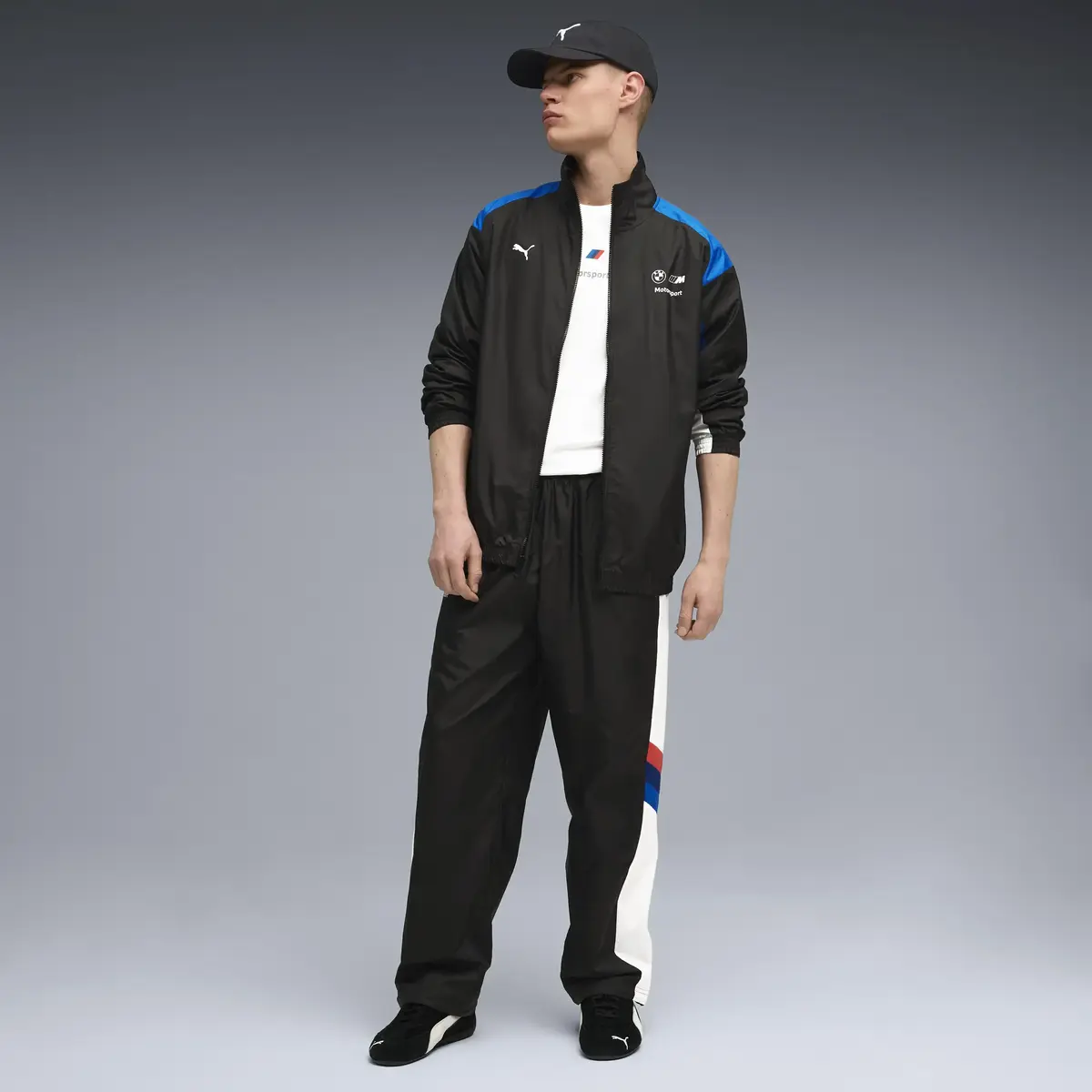 Puma BMW MMS Woven Jacket Siyah Erkek Fermuarlı Ceket