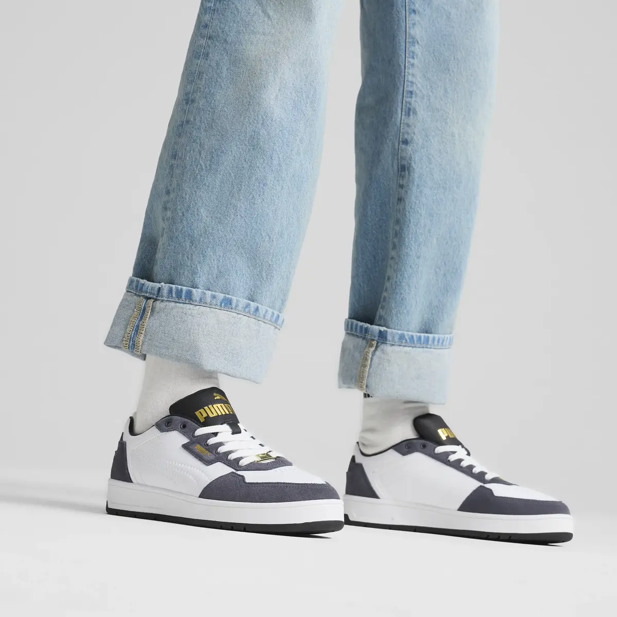 Puma Court Classic Lux SD Beyaz Unisex Spor Ayakkabı & Sneaker