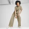 Puma CLASSICS Ribbed Relaxed Tee Açık Kahve Kadın T-Shirt
