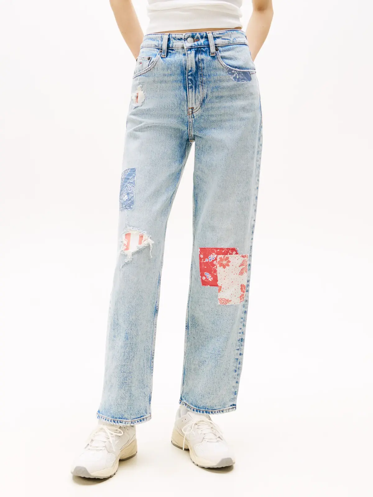 Tommy Hilfiger LAYLA HR SLIM STR BI, 1AB Mavi Kadın Jean Pantolon