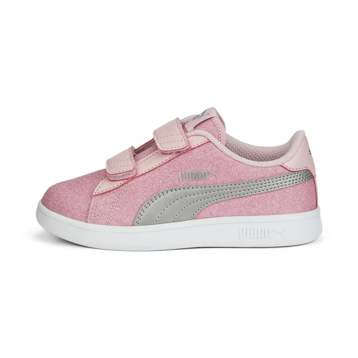 Puma Smash v2 Glitz GlamV PS Pembe Çocuk Günlük Spor Ayakkabı