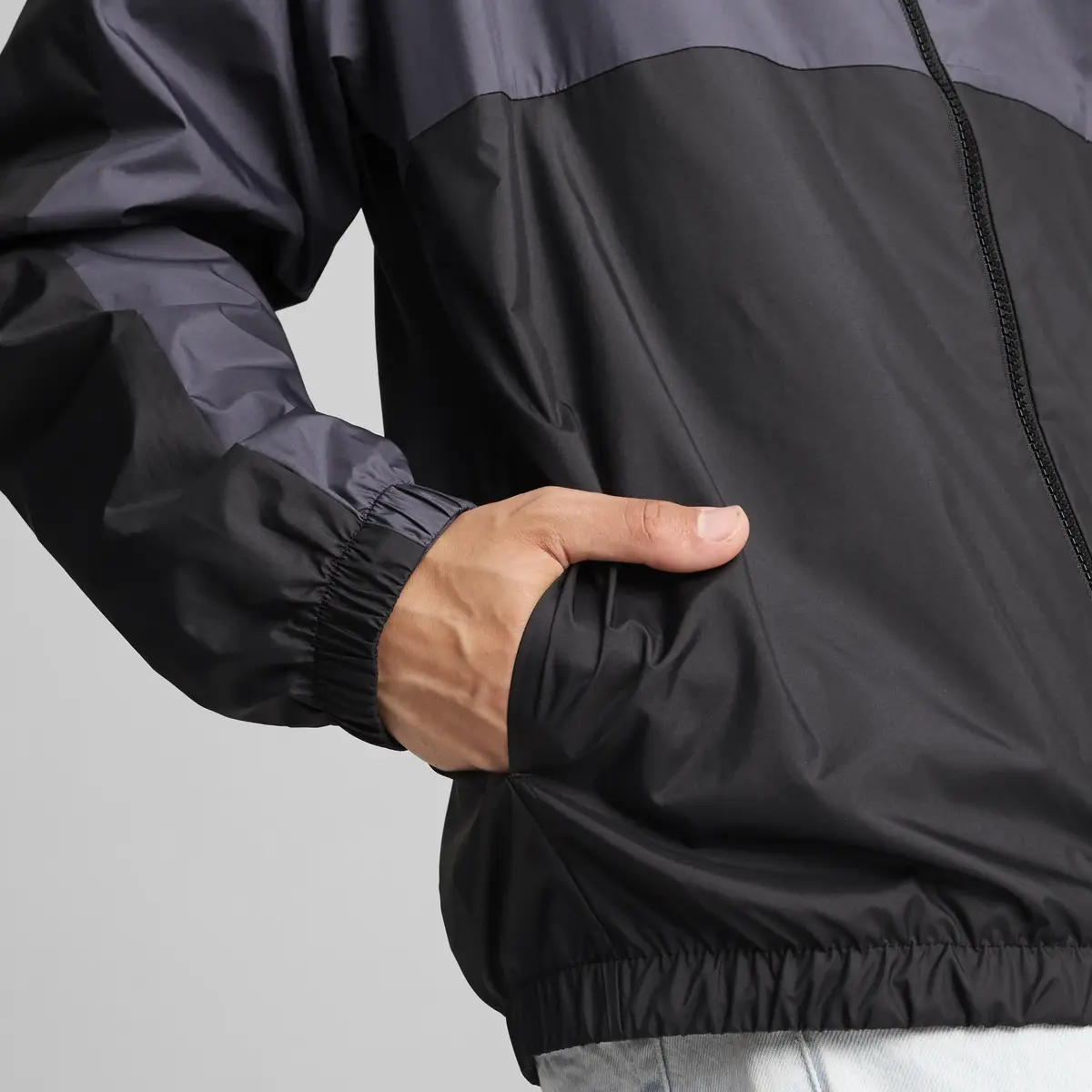 Puma Mesh Lined Windbreaker Siyah Erkek Ceket