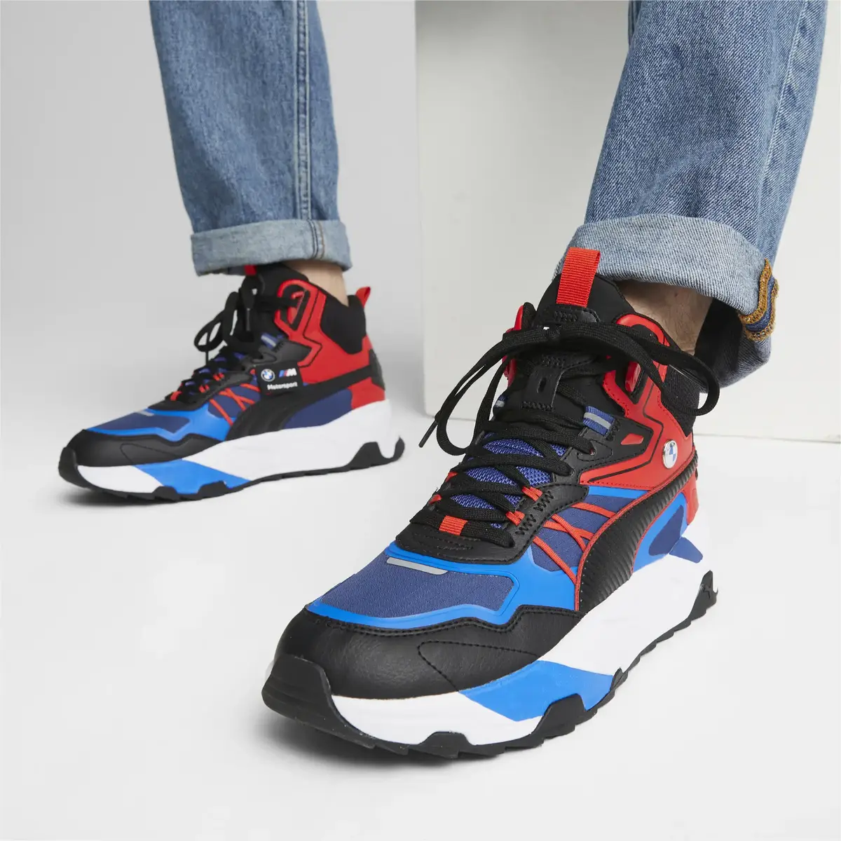 Puma BMW MMS Trinity Mid WTR Siyah Erkek Günlük Spor Ayakkabı