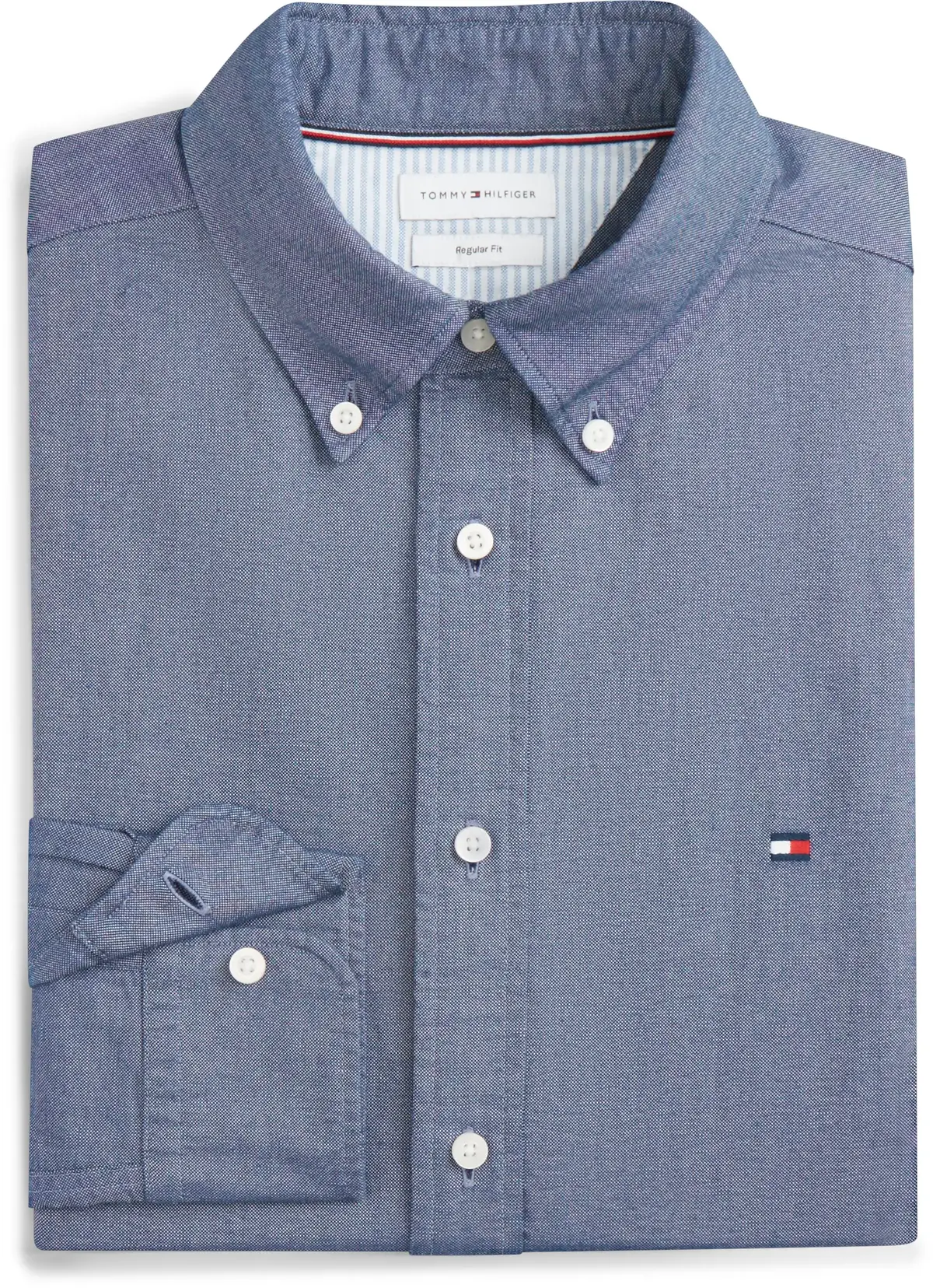 Tommy Hilfiger SOLID HERITAGE OXFOR, DW5 Mavi Erkek Gömlek