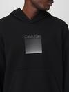 Calvin Klein OMBRE EMBROIDERED LO, BEH Siyah Erkek Sweatshirt