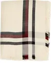 Tommy Hilfiger ESSENTIAL FLAG JACQU, AA8 Krem Kadın Eldiven-Atkı-Bere