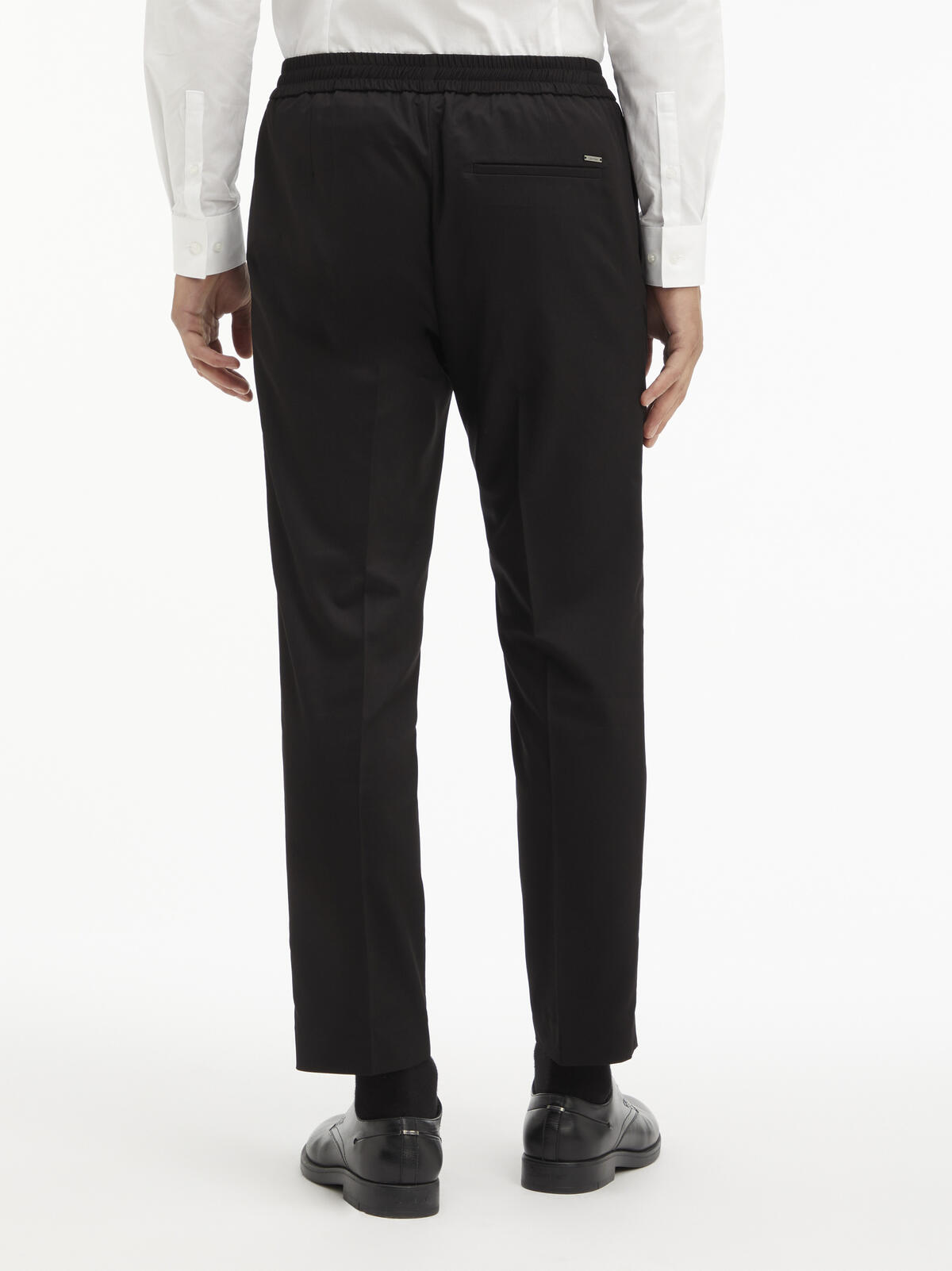 Calvin Klein MINIMAL TWILL JOGGER Erkek Siyah Kumaş Pantolon