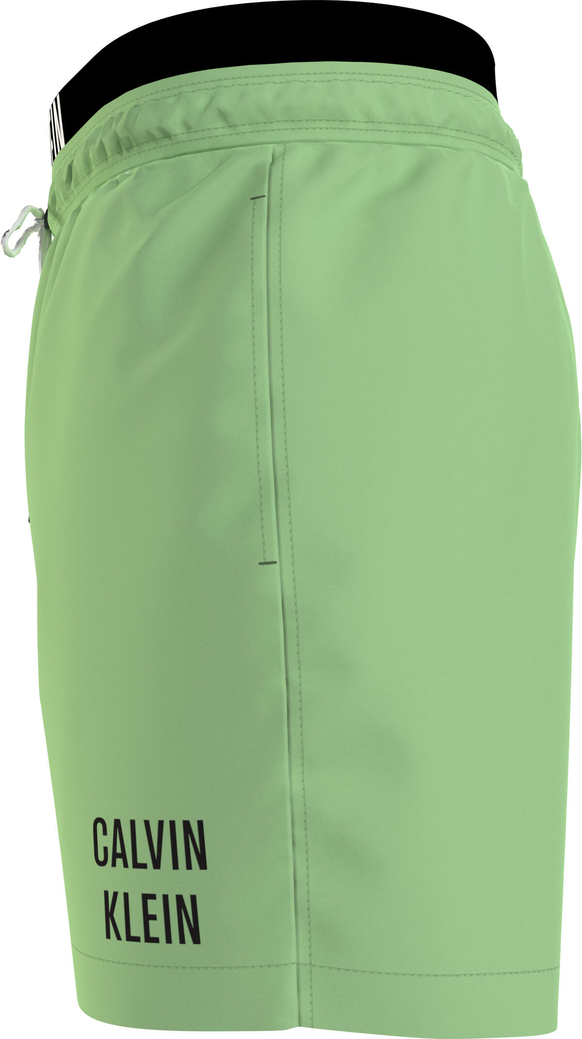 Calvin Klein MEDIUM DOUBLE WB Erkek Yeşil Deniz Şortu