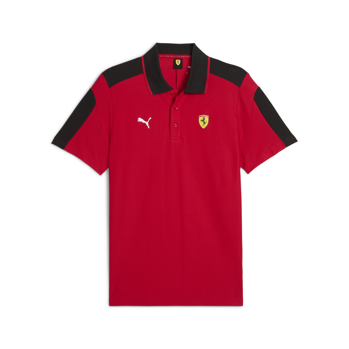 Puma Ferrari Race MT7 Polo Kırmızı Erkek T-Shirt
