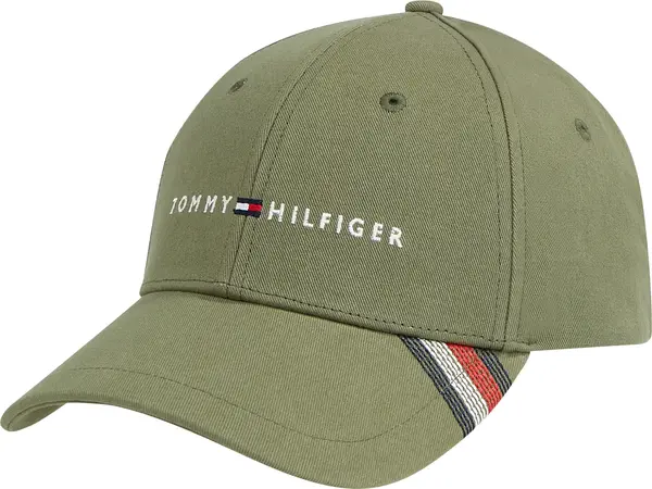 Tommy Hilfiger TH FOUNDATION COTTON Erkek Yeşil Şapka