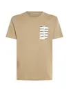 Calvin Klein SERIF BOX GRAPHIC TEE Kahverengi Erkek Tişört