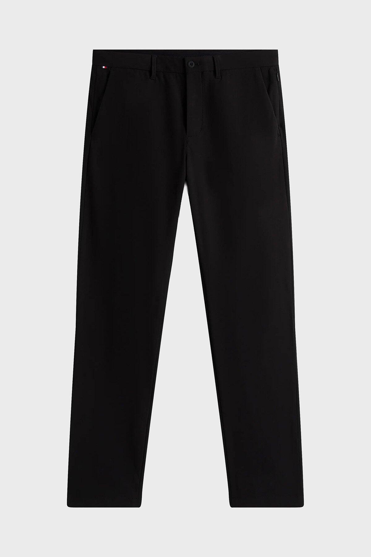 Tommy Hilfiger DENTON KNIT TECH CHI Siyah Erkek Pantolon