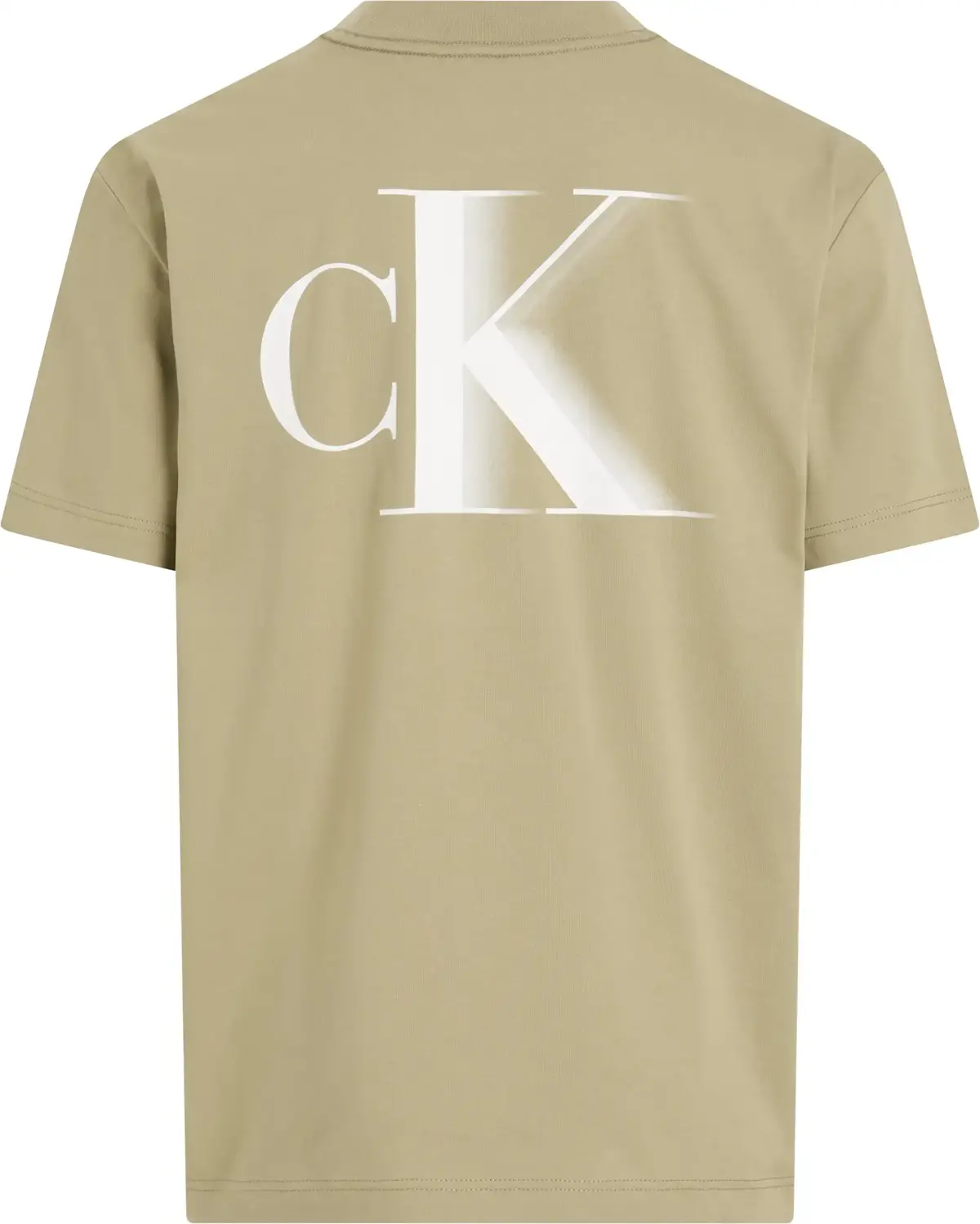 Calvin Klein BOLD CK TEE, HI0 Bej Erkek T-Shirt & Polo