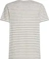 Tommy Hilfiger COTTON LINEN STRIPE, 0FA Krem Erkek T-Shirt & Polo