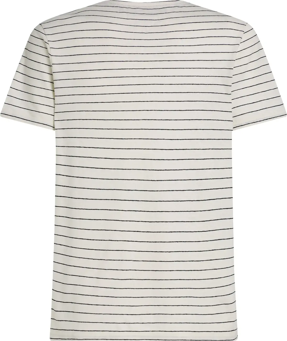 Tommy Hilfiger COTTON LINEN STRIPE, 0FA Krem Erkek T-Shirt & Polo