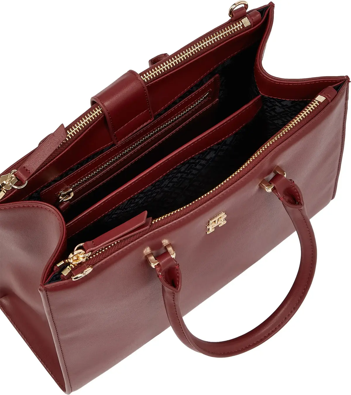 Tommy Hilfiger TH ETERNITY MED TOTE, V18 Bordo Kadın Çanta