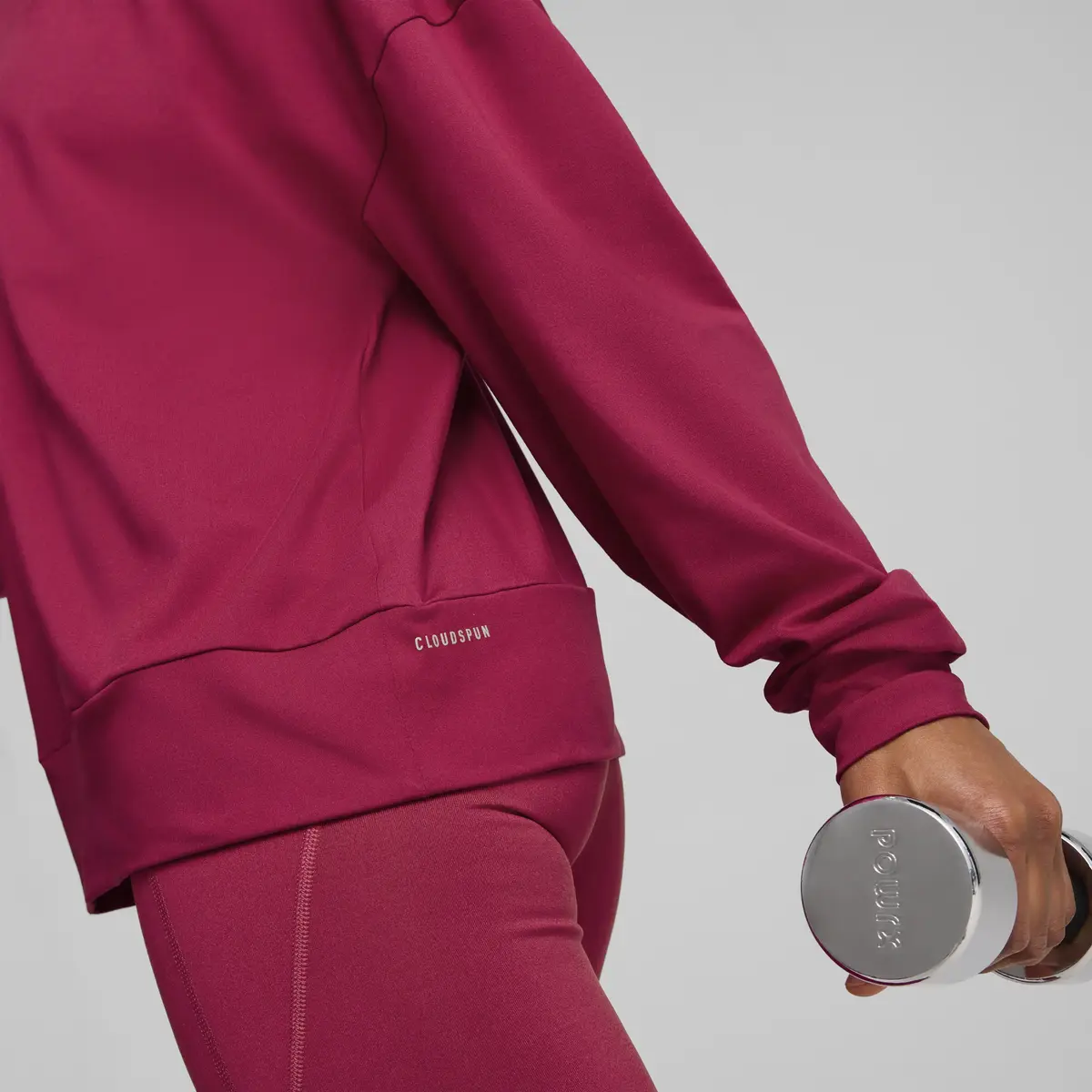 Puma CLOUDSPUN HOODIE - REG Pembe Kadın Sweatshirt