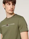 Tommy Hilfiger TOMMY LOGO TEE Erkek Yeşil T-Shirt