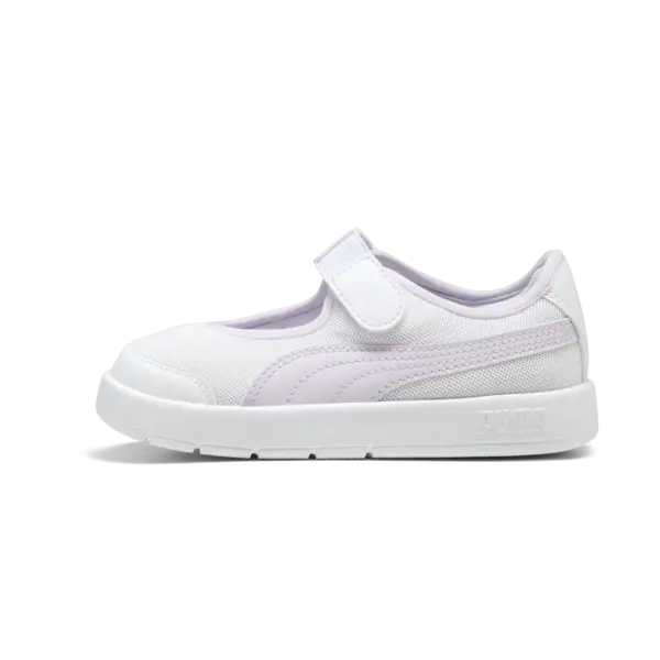 Puma Courtflex v3 Lina V PS Beyaz Kız Çocuk Spor Ayakkabı & Sneaker