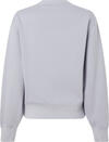 Calvin Klein TONAL EMB GRAPHIC SW Kadın Gri Sweatshirt