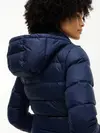 Tommy Hilfiger TJW BASIC HOODED DOW, C1G Lacivert Kadın Mont