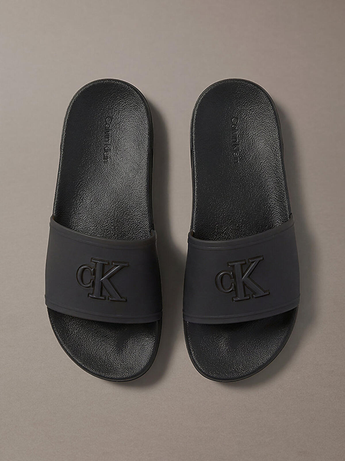 Calvin Klein ESS SLIDE TPU, 0GJ, 36 Kadın Siyah Terlik