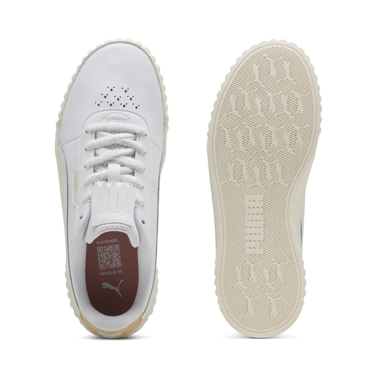 Puma Carina 3.0 Bold Elegance Beyaz Kadın Spor Ayakkabı
