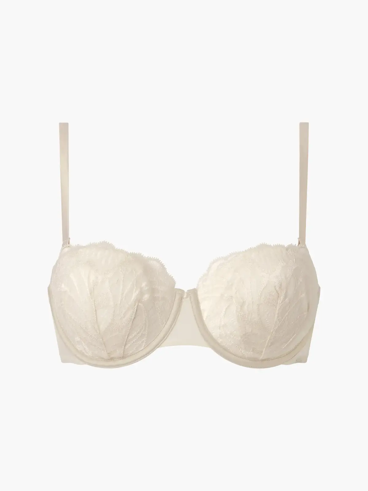 Calvin Klein PUSH UP STRAPLESS Kadın Krem Sütyen