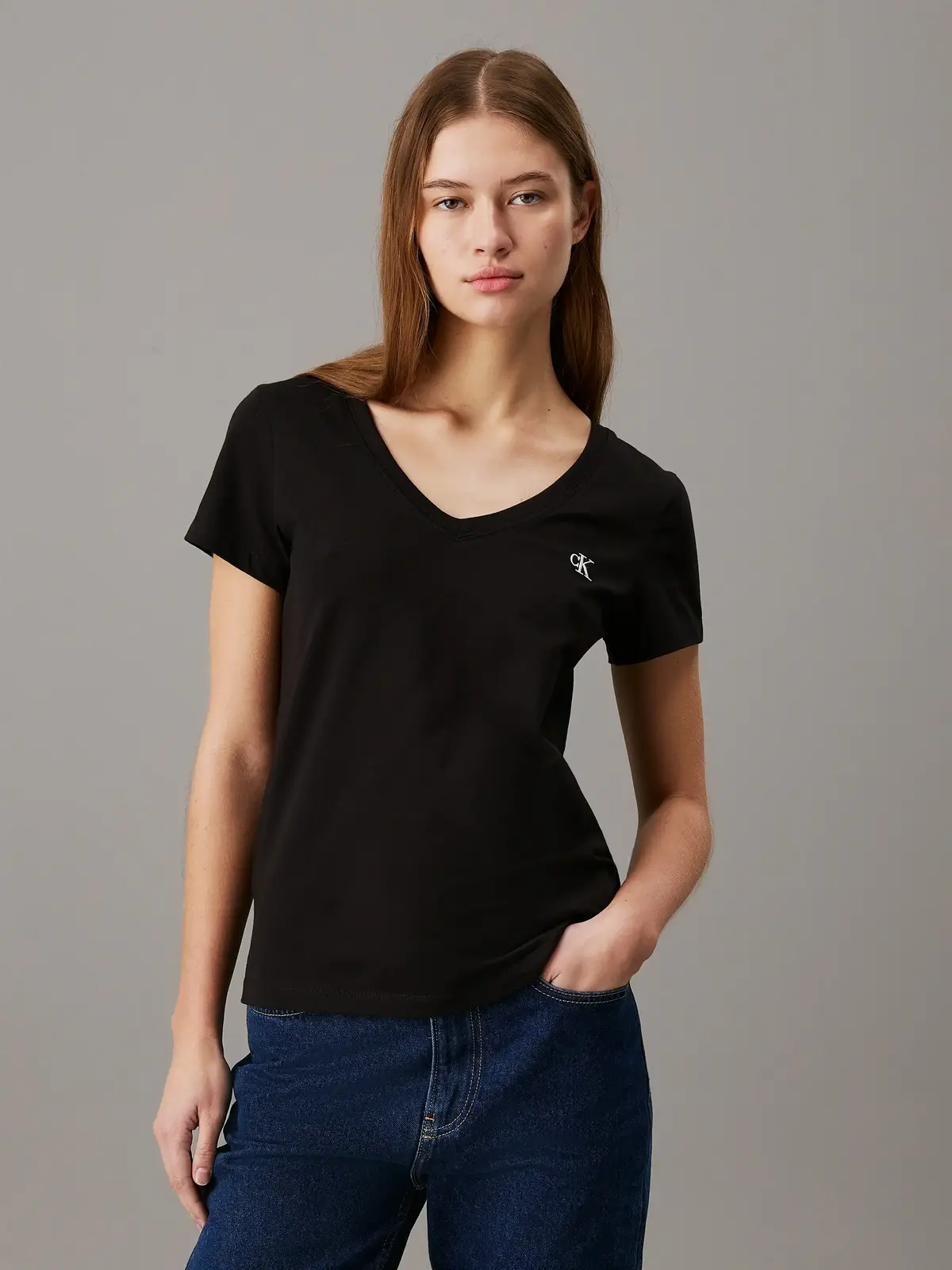 CK EMBROIDERY STRETC, BAE