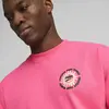 Puma DOWNTOWN Graphic Tee Pembe Erkek/Unisex T-Shirt