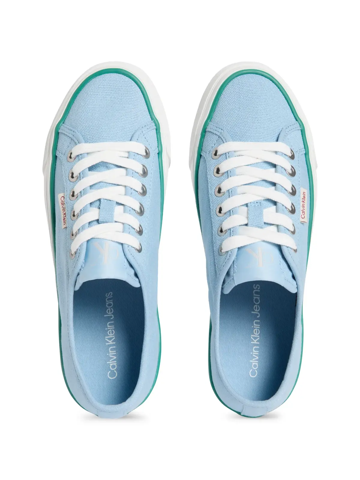 Calvin Klein VULC FLATFORM CTN LO Mavi Kadın Spor Ayakkabı