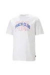 Puma Track Meet Graphic Tee Beyaz Erkek T-Shirt