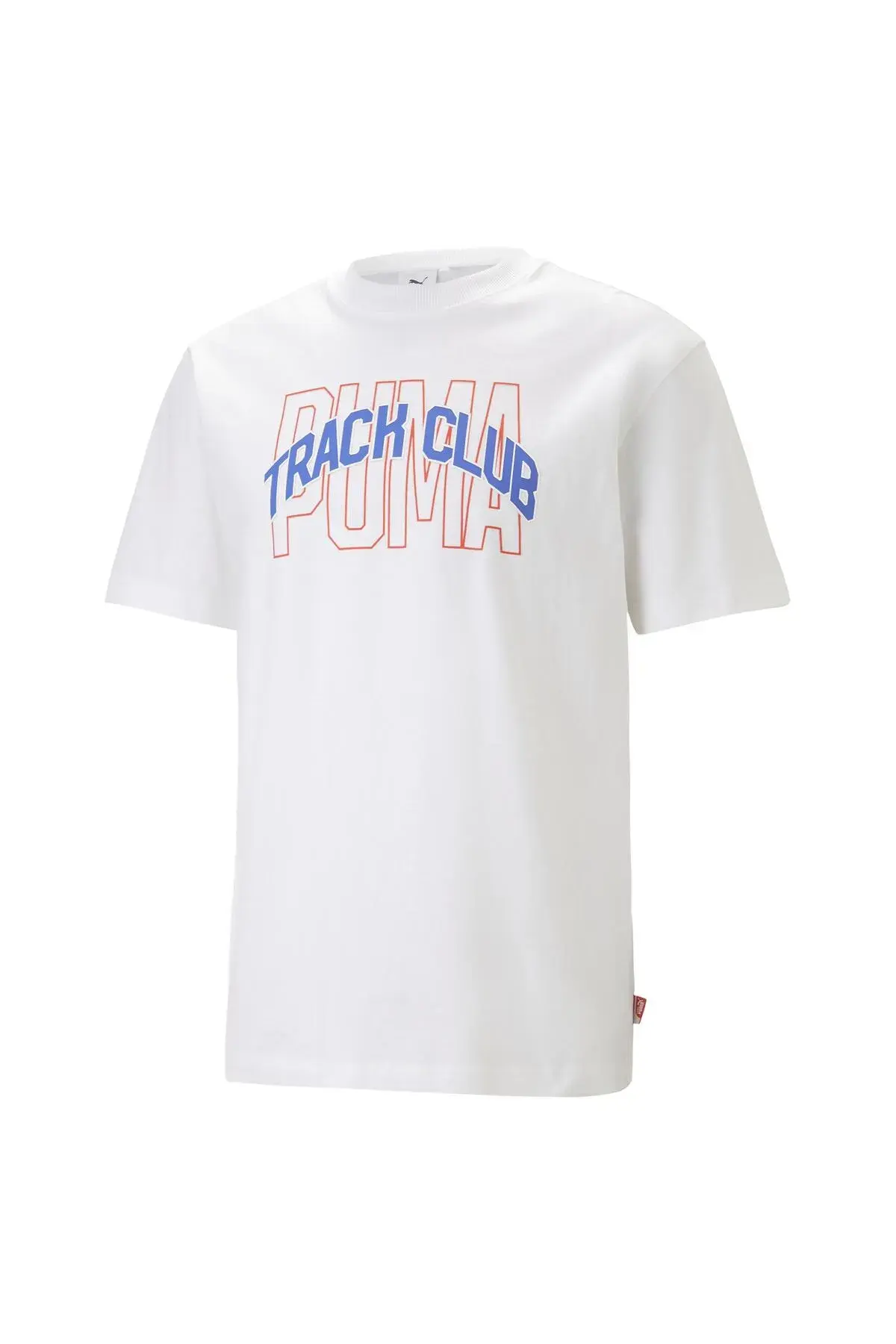Puma Track Meet Graphic Tee Beyaz Erkek T-Shirt