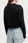 Calvin Klein A - CROPPED BADGE LOGO SWEATSHIR Siyah Kadın Sweatshirt Calvin Klein A - CROPPED BADGE LOGO SWEATSHIR Siyah Kadın Sweatshirt