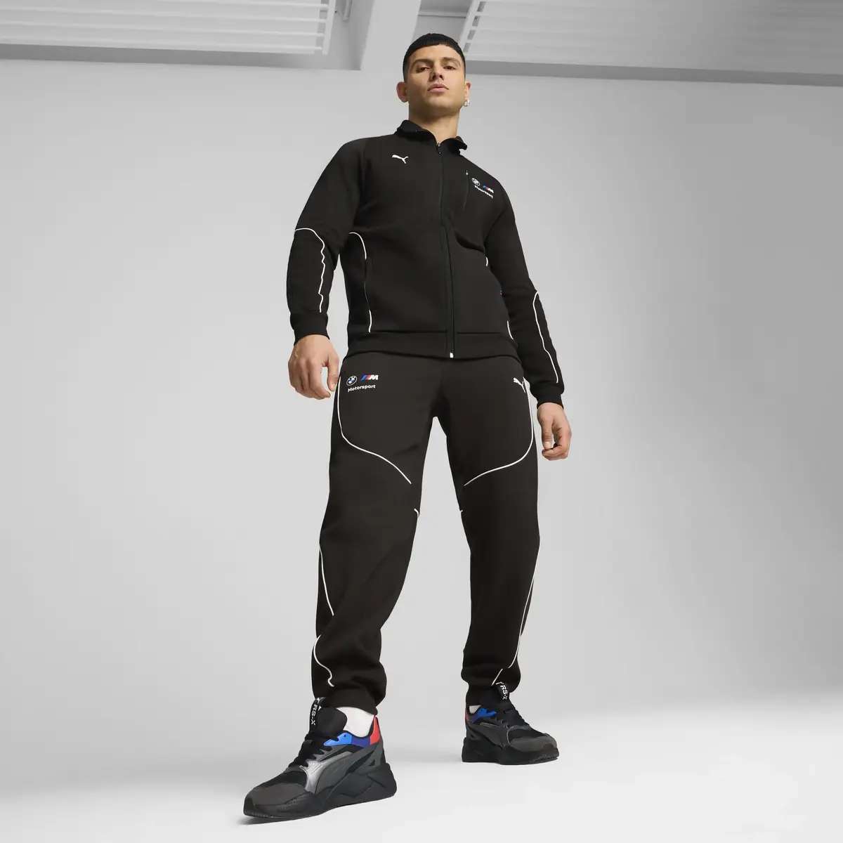 Puma BMW MMS SWEAT JKT Siyah Erkek Sweatshirt