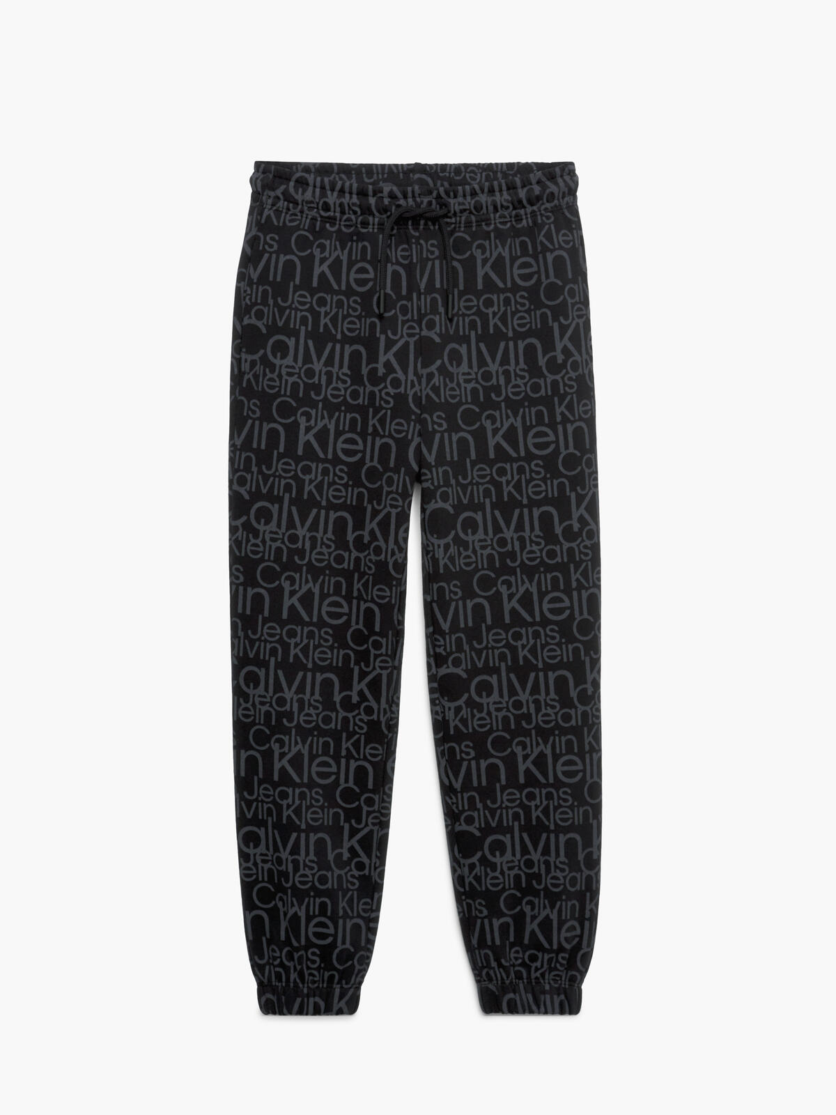 Calvin Klein GLOW IN THE DARK AOP Erkek Siyah Jogger
