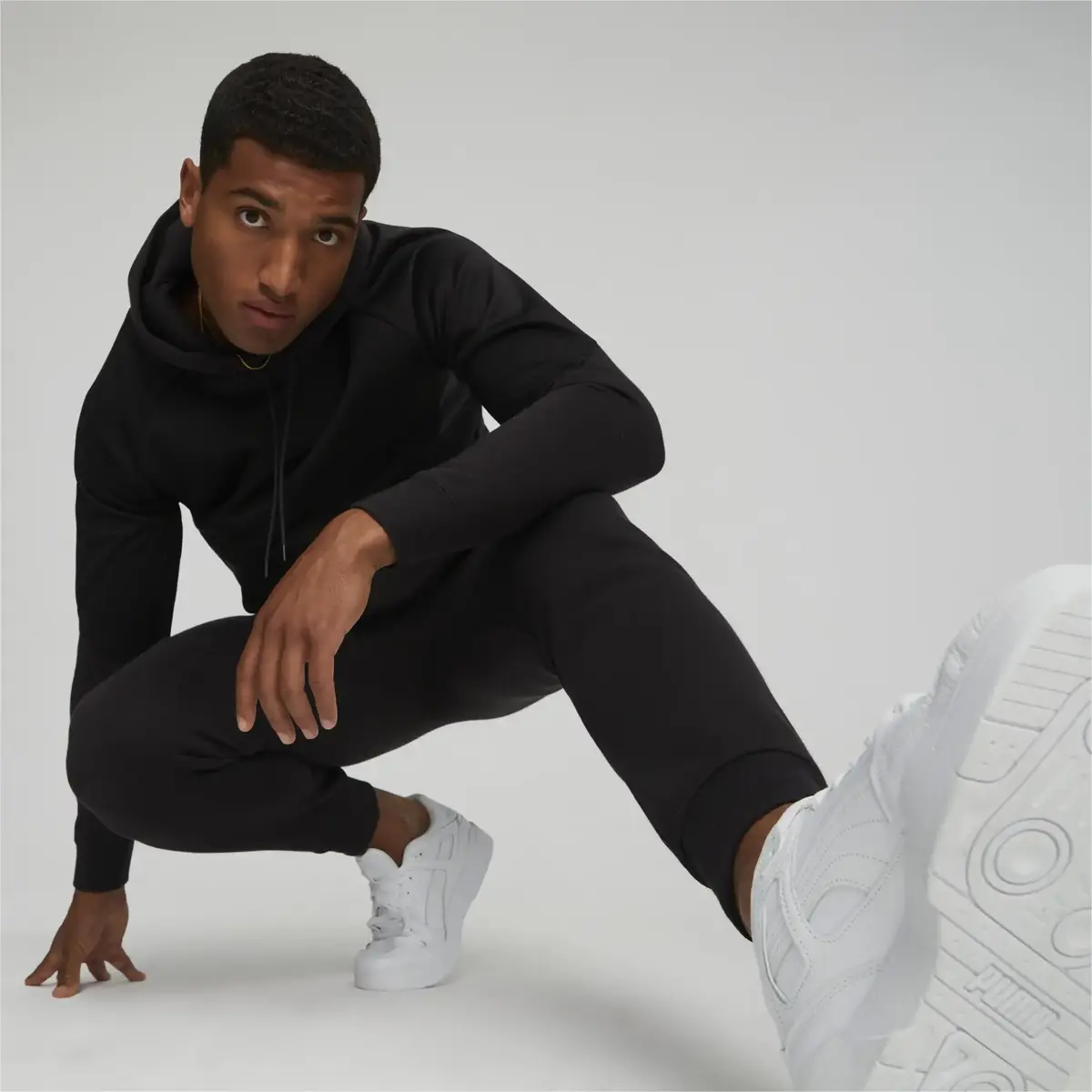Puma Pumatech Hoodie Fl Puma Black Siyah Erkek Hoodie