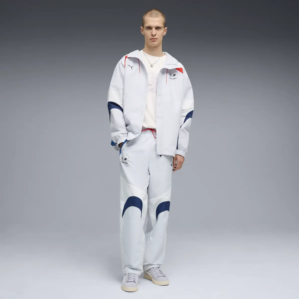 Puma BMW MMS Lifestyle Pants Beyaz Erkek Eşofman Alt
