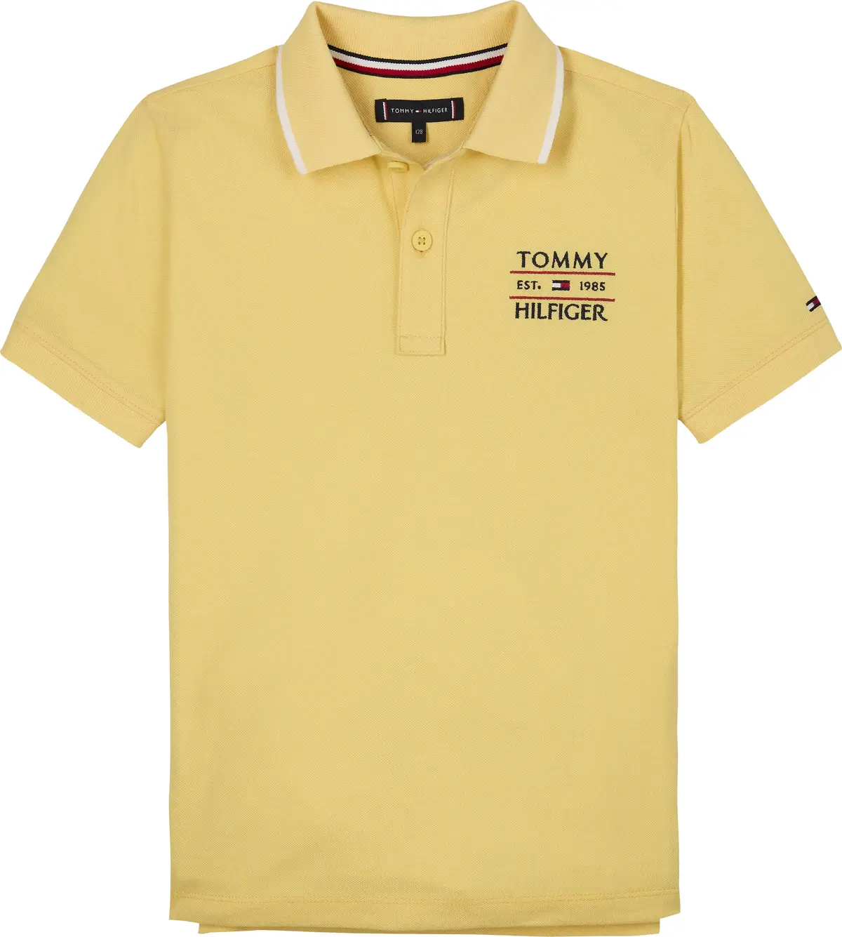 Tommy Hilfiger TOMMY FLAG HILFIGER, ZF0 Sarı Erkek Çocuk T-Shirt & Polo