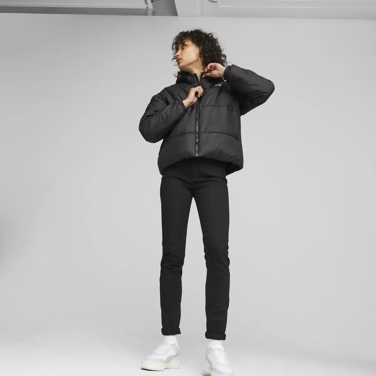 Puma Classics Padded Jacket Siyah Kadın Şişme Mont