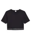 Calvin Klein ICON SPORT SS TEE WI, UB1 Siyah Kadın T-Shirt