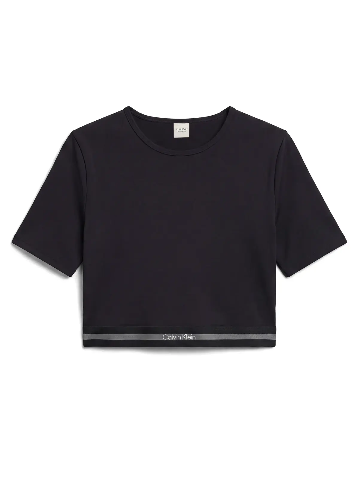 Calvin Klein ICON SPORT SS TEE WI, UB1 Siyah Kadın T-Shirt